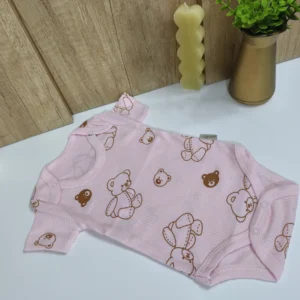 Pink little bear bodysuit (girl)