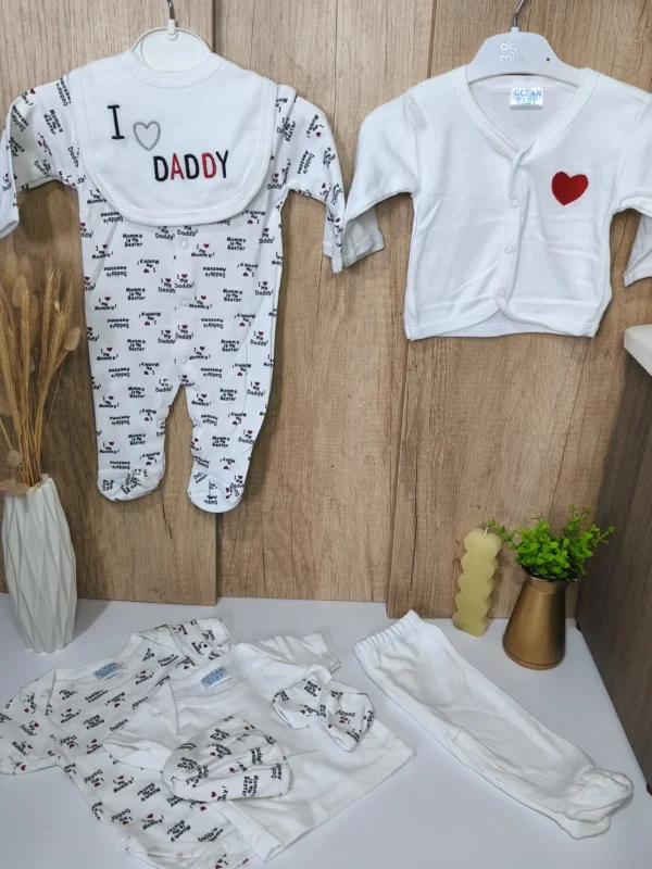 I Love Daddy And Mommy Set Of 8 pcs