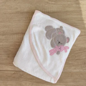 Pink Teddy Towel