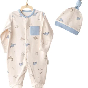 Blue Dino Overall