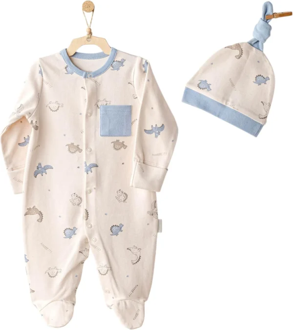 Blue Dino Overall