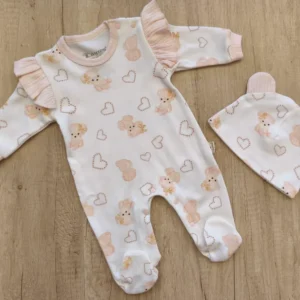 Peach Love Overall