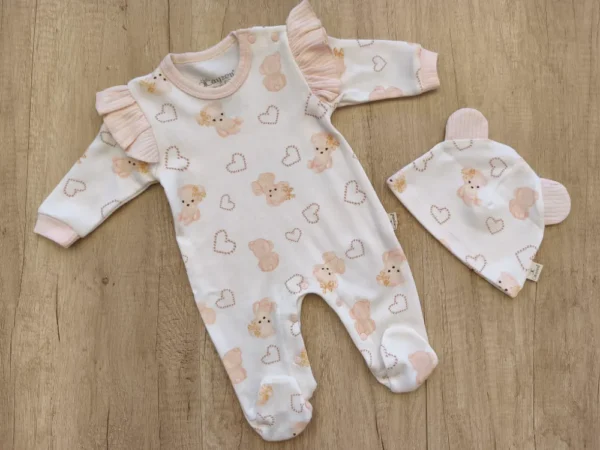 Peach Love Overall